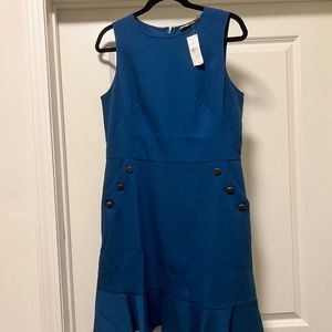 Blue Work Dress